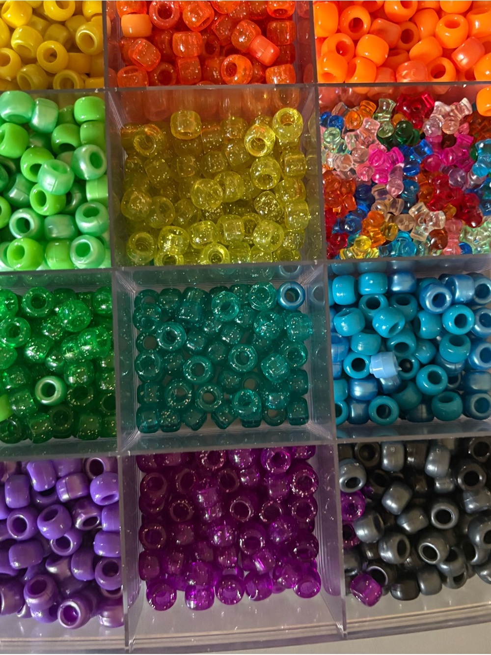Assorted Bright Kids Beads - Multi-Color Craft Kit - Picture 3 of 12